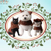 Christmas Reindeer Pet Costume, Plush Brown, Size M