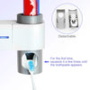 Punch-free Toilet Wall-mounted Ultraviolet Electric Disinfection Toothbrush Holder, Style:EU Plug