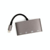 1040KEY 8 Pin to USB + Type-C / USB-C + OTG Multi-function Converter Adapter