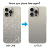 iPhone 15 Pro Titanium Battery Cover with MagSafe & Camera Lens Protection