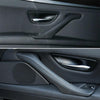 For BMW F10 / F18 5 Series 7pcs Car Inside Doors Handle Pull Trim Cover, Right Driving, 51417225874(Black)