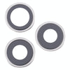 iPhone 16 Pro Max Camera Lens Cover (Silver, 3 Pack)