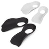 1 Pair Flat Foot Bow Corrected XO Leg Orthopedic Insole, Size: M (Black)