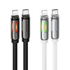 hoco U136 USB-C / Type-C to 8 Pin Prize PD Charging Data Cable, Length:1.2m(White)