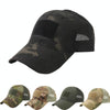 Summer Camouflage Baseball Mesh Cap Sports Sunshade Cap, Size: Free Size(Black)