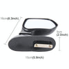 3R-105R 360 Degree Rotatable Right Side Assistant Mirror for Auto Car(Black)