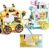 LELE BROTHER Children Assembling Mini City Street Scene Building Blocks, Style: 8613-3 Ice Cream