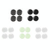 10pcs Car Modification Protection Keyhole Anti-Blocking Sticker(Carbon Fiber Black)