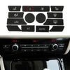For BMW 5 Series/7 Series/X5/C6/F10/F01/F15 Air Conditioning Button Repair Sticker, Style: A 13pcs With OFF