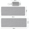 Sports Towel Set Travel Portable Quick Dry Cold Feeling Towel With Silicone Sleeve Storage Bag, Size: 30x80cm(Grey)