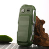L9 Triple Proofing Elder Phone, Waterproof Shockproof Dustproof, 3800mAh Battery, 1.8 inch, 21 Keys, LED Flashlight, FM, Dual SIM(Green)