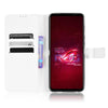 For ASUS ROG Phone 6 / 6 Pro Diamond Texture Leather Phone Case(White)