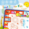 78x78cm Water Doodle Mat Writing Board Mat Magic Pen For Kids, Spec: Set 8