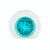 Round Color Light Gradient Alarm Clock Perpetual Calendar Clock