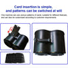 12 Cards UK Plug Not Easy To Fade Card Pattern 9W Double Cylinder Water Pattern Christmas Projection Light