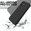 For Samsung Galaxy M05 / F05 Pure Color Liquid Silicone Shockproof Phone Case(Black)