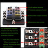 1 in 6 Out 6 Way Circuit Fuse Box Screw Terminal Section Fuse Holder Kits with LED Warning Indicator for Auto Car Truck Boat
