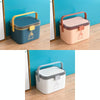 Household Plastic Small Medicine Box Portable Medicine Storage Box, Size: 27.7 x 20.4 x 19.4cm(Pink)