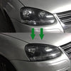 Car Headlight Eyebrow Decoration Sticker for Volkswagen Golf 5 (Black)
