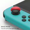 Skull&Co Left + Right Gamepad Rocker Cap Button Cover Thumb Grip Set for Switch / Switch Lite / JOYCON(Blue + Red)