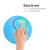 C2 Self-Rolling Cat Toy Ball, 5.5cm, Blue, USB Rechargeable, LED Light