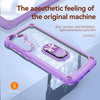 For Samsung Galaxy S24 FE 5G TPU + PC Lens Protection Phone Case with Ring Holder(Purple)
