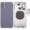 iPhone 11 Pro Max Back Cover, iP13 Pro Max Style (Purple)