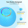 Self-Rolling Luminous Cat Toy Ball (Green) - 5.5cm USB Rechargeable
