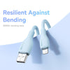 Baseus Pudding Series 2.4A USB to 8 Pin Fast Charging Data Cable, Length:1.2m(Blue)