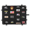 KOSIBATE CL-126 Hook and Loop Fastener Badge Storage Board with Hook(Black)