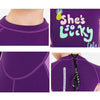 DIVE&SAIL Children Warm Swimsuit One-piece Wetsuit Long Sleeve Cold-proof Snorkeling Surfing Suit, Size: S(Purple)