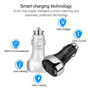 YSY-312 2 in 1 18W Portable QC3.0 Dual USB Car Charger + 1m 3A USB to Micro USB Data Cable Set(Black)