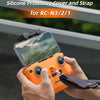 For DJI Neo / Mini 4 Pro / RC-N3 / RC-N2 / RC-N1 Sunnylife Controller Protective Cover Silicone Case with Neck Strap (Orange)