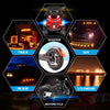 2 PCS 24LED Reflector Brake Light Turn Signal Light(White Shell Red Light)
