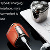 Mini Magnetic Head Shaver Smart LED Display Electric Shaver, Color: Black