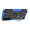 For Samsung Galaxy S23+ 5G Armor Bear Shockproof PC + TPU Phone Case with Ring(Blue)