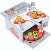 Acarebanny Wooden Simulation Barbecue Pizza Oven Children Pretend Play Toy(Pizza Oven)