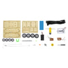 Wooden Electric Simulation Crawler Tank DIY Toy Assembly Model,Spec: No. 1 Single Motor Remote Control Edition