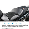 HOUZHI MTZT1010 Motorcycle Sun Insulation Cushion 3D Grid Breathable Sweating Cool Seat Cover, Style: Single Layer M