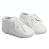 D0772 Cotton Uppers Semi-Rubber Soles Non-Slip Baby Walking Shoes, Size: 13cm(White)