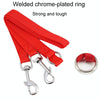 Dual Dog Lead for Large Breeds - Red - Strong Nylon