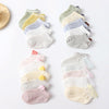 5 Pairs / Set Baby Socks Mesh Thin Cotton Breathable Children Boat Socks, Toyan Socks: M 1-3 Years Old(Girl Love)