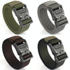 Outdoor Casual Lightning Buckle Men Elastic Belt, Length: 125cm(Twill Army Green)