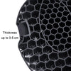 Shock-Absorbing Breathable Honeycomb Motorcycle Seat Cushion, Specification: PE Bag+Mesh Cover