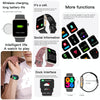 Q9 Smart Bracelet, 2.01 inch Waterproof Smart Watch, BT Call / Heart Rate / Blood Pressure / Blood Oxygen(Pink Gold)
