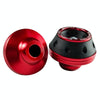 1pair Motorcycle CNC Modification Accessories Drop-proof Aluminum Alloy Fork Cup(Red)