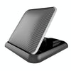 Car Mobile Phone Holder Carbon Fiber Pattern Silicone Dashboard Holder(Black)