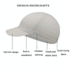 Summer Riding Sunscreen Hat Breathable Outdoor Climbing Fishing Running Sports Cap, Size: Free Code(White)