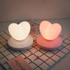 USB Bedside Nursing Night Light Romantic Love Heart Touch Sensing Light(Pink Love)