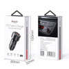 Yesido Y42 PD+QC3.0 Car Charger Cigarette Lighter 42W Fast Charger(Black)